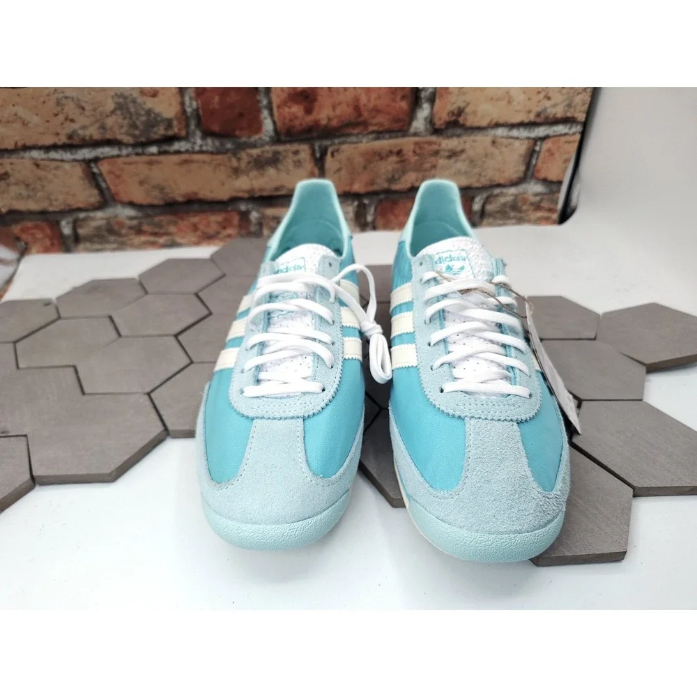 adidas Originals SL 72 OG W Aqua Mint Sky Blue White Women Sz 10 Retro Running